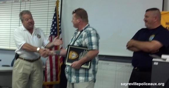 Lt. Ray Graf retires after 22 years of service.  